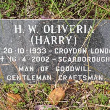 OLIVERIA H.W. 1933-2002