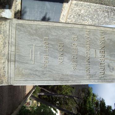 Monument to dead of H.M.S. Nerbudda  -1855