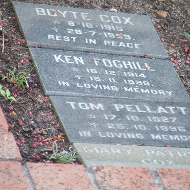 COX :: FOGHILL :: PELLATT