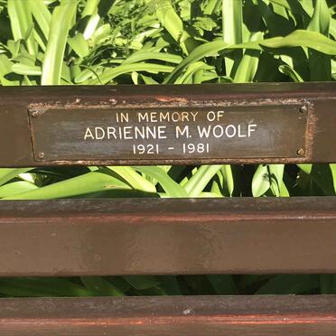 WOOLF Adrienne M. 1921-1981