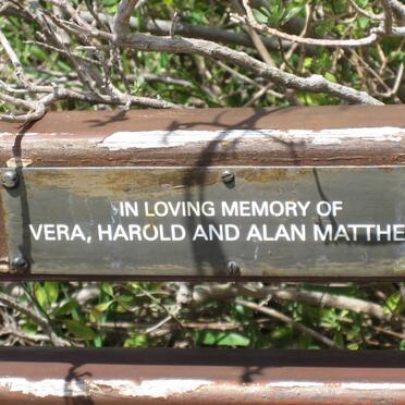 MATTHEWS Harold :: MATTHEWS Vera :: MATTHEWS Alan