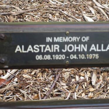 ALLAN Alastair John 1920-1975