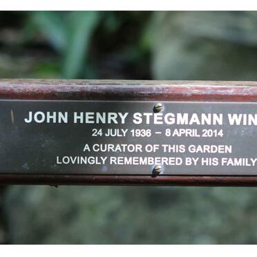 WINTER John Henry Stegmann 1936-2014