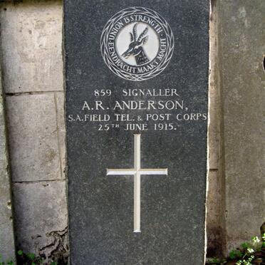 ANDERSON A.R.  -1915