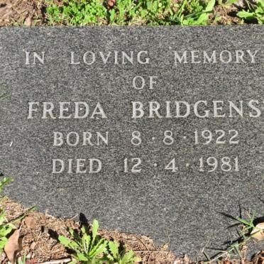 BRIDGENS Freda 1922-1981