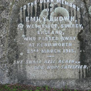 BROWN Emily -1915