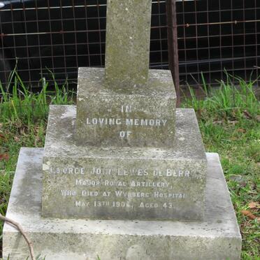 BERRY George John Lewes, de -1906