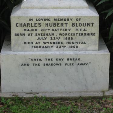 BLOUNT Charles Hubert 1855-1900