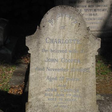 COOPER John -1907 &amp; Charlotte -1887