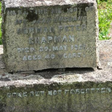 CHAPMAN Norman Peter -1921