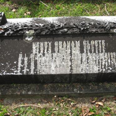 CLOETE Henry Graham 1845-1908
