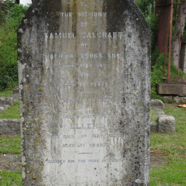 CALCRAFT Samuel -1913 &amp; Ellen -1923