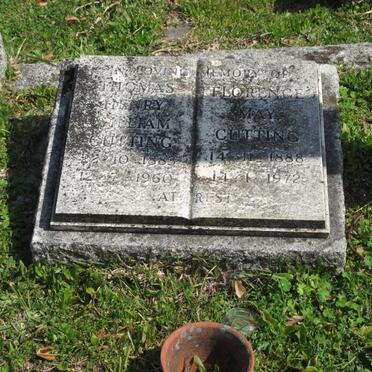 CUTTING Thomas Henry William 1883-1960 &amp; Florence May 1888-1972
