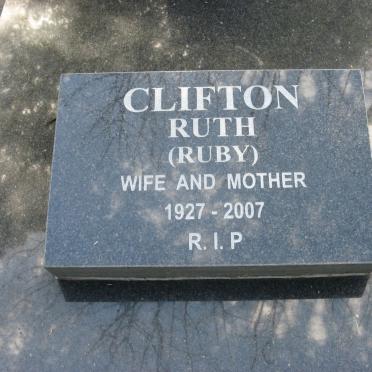 CLIFTON Ruth 1927-2007