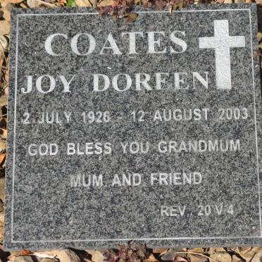 COATES Joy Doreen 1926-2003