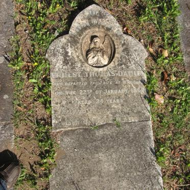 DANIEL Ernest Thomas -1898