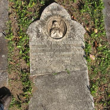 DANIEL Ernest Thomas -1898