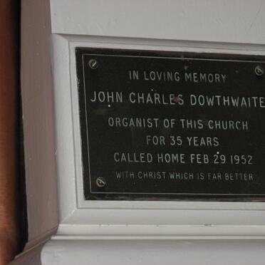 DOWTHWAITE John Charles -1952