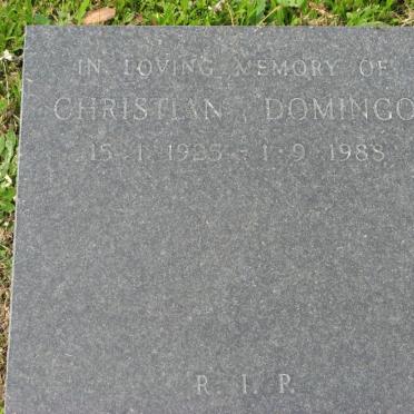 DOMINGO Christian 1925-1988