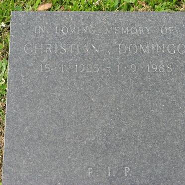 DOMINGO Christian 1925-1988