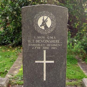 DEVONSHIRE W.T.  -1915
