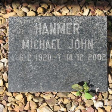 HANMER Michael John 1920-2002