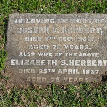 HERBERT Joseph V. -1932 &amp; Elizabeth S. -1937