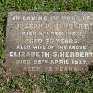 HERBERT Joseph V. -1932 &amp; Elizabeth S. -1937