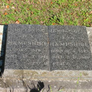 HAMPSHIRE W.A. 1876-194? &amp; Eva 1873-1960