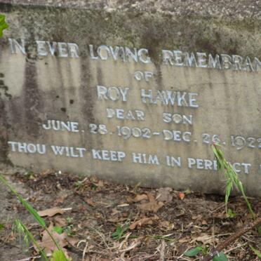 HAWKE Roy 1902-1922