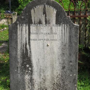 HANAFEY Alida Hendricka 1808-1882