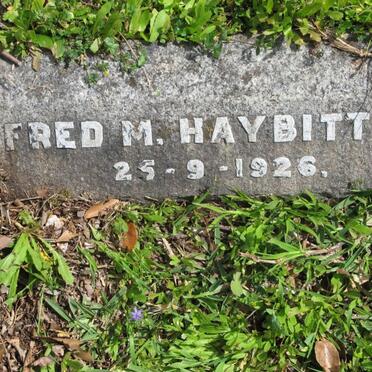 HAYBITTEL Fred M. -1926