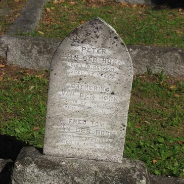 HORN Peter, van der -1911 &amp; Catherine ?-1895 :: HORN Fred Tom, van der 1894-1895