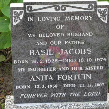 JACOBS Basil 1925-1976 :: FORTUIN Anita 1958-2007