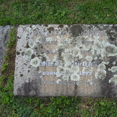 JORDAN Ludwig 1862-1942 &amp; Emily 1877-1947