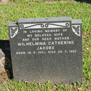 JACOBS Wilhelmina Catherine 1921-1967