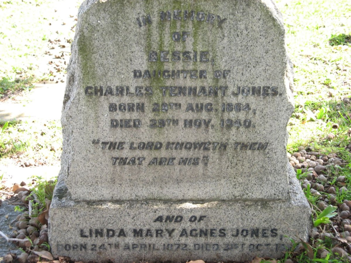 JONES Bessie 1864-1940 :: JONES Linda Mary Agnes 1872 -