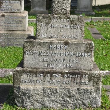 JONES Henry Hastings, VAUGHAN -1943