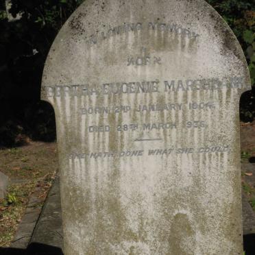 MARSHBANK Bertha Eugenie 1904-1936