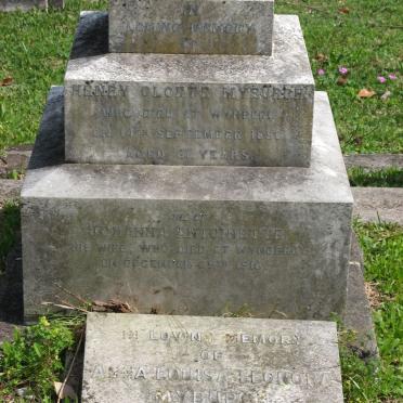 MYBURGH Henry Cloete -1896 &amp; Johanna Antoinette -1918 :: MYBURGH Anna Louisa Leonora -1947