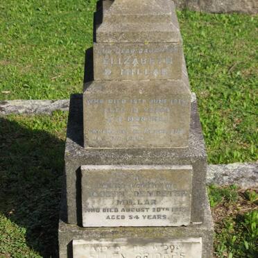 MILLAR Joseph Dempster -192? &amp; Ellen Bridges -1965 :: MILLAR Elizabeth D. -1915