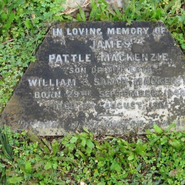 MACKENZIE James Pattle 1840-1901