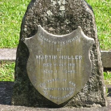 MULLER Martin -1918