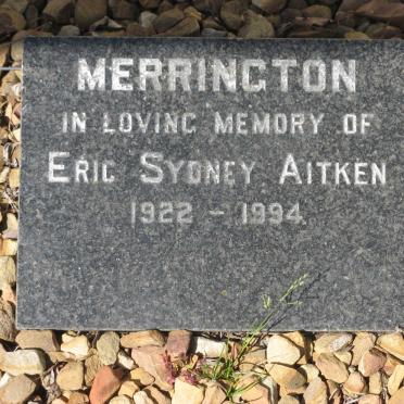 MERRINGTON Eric Sydney Aitken 1922-1994