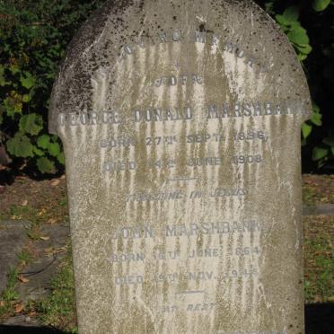 MARSHBANK John 1864-1944 &amp; Eliza Wales 1867-1946 :: MARSHBANK George Donald 1896-1908