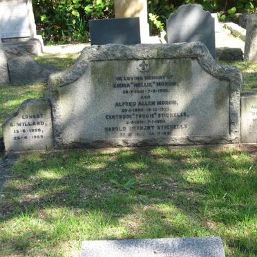 MOROM Alfred Allen 1880-1932 &amp; Emma 1881-1932 :: STICKELLS Harold Herbert 1884-1951 &amp; Gertrude 1891-1950