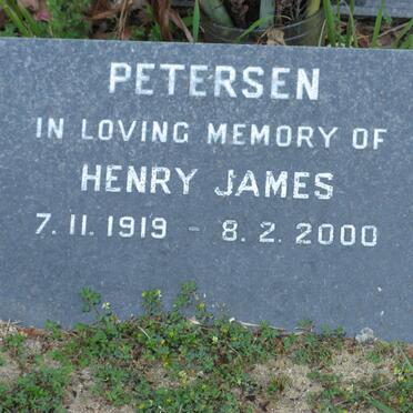 PETERSEN Henry James 1919-2000