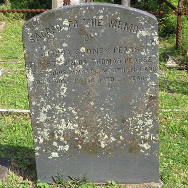 PEARSE Joshua Sydney -1880