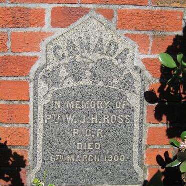 ROSS W.J.H.  -1900