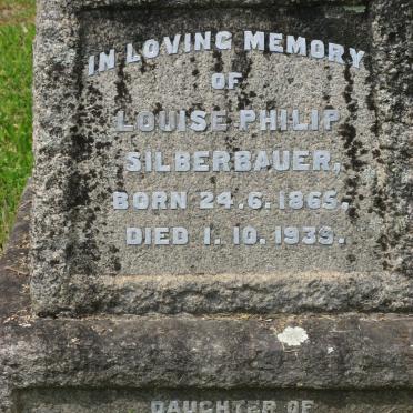 SILBERBAUER Louise Philip 1865-1939